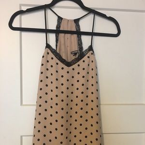 Express Downtown Cami Polka Dot xs